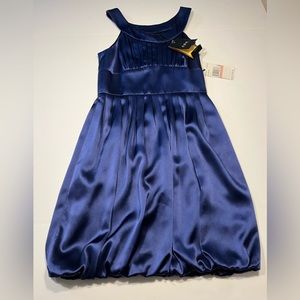 ABS by Allen Schwartz Navy Blue Cocktail Summer Dress Size 2 NWT